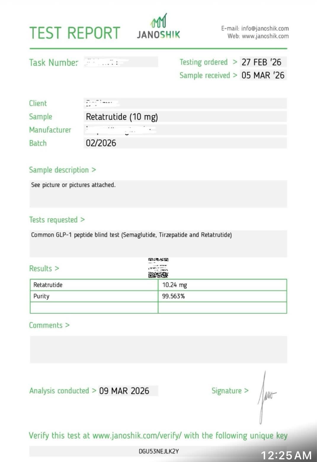Testing Documentation 1